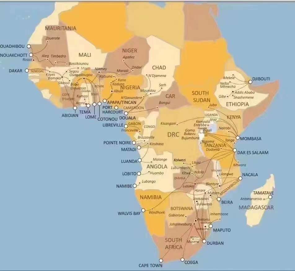 Povpraševanje po afriškem pomorskem in zračnem prometu narašča, letalske družbe povečujejo število tovornih ladij